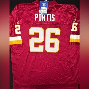 NWT Washington Redskins Clinton Portis Reebok Football Jersey Size: 3XL